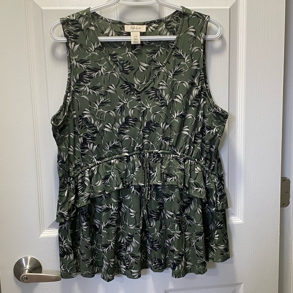 Patterned Style & Co Tank Top
